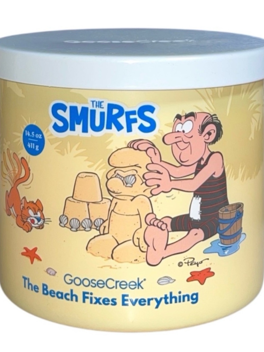 Goose Creek The Smurfs Beach Fixes Everything Scented 3-Wick Candle, 14.5 oz